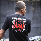 Hayaidesu Japan Back Print T Shirt Short Sleeve