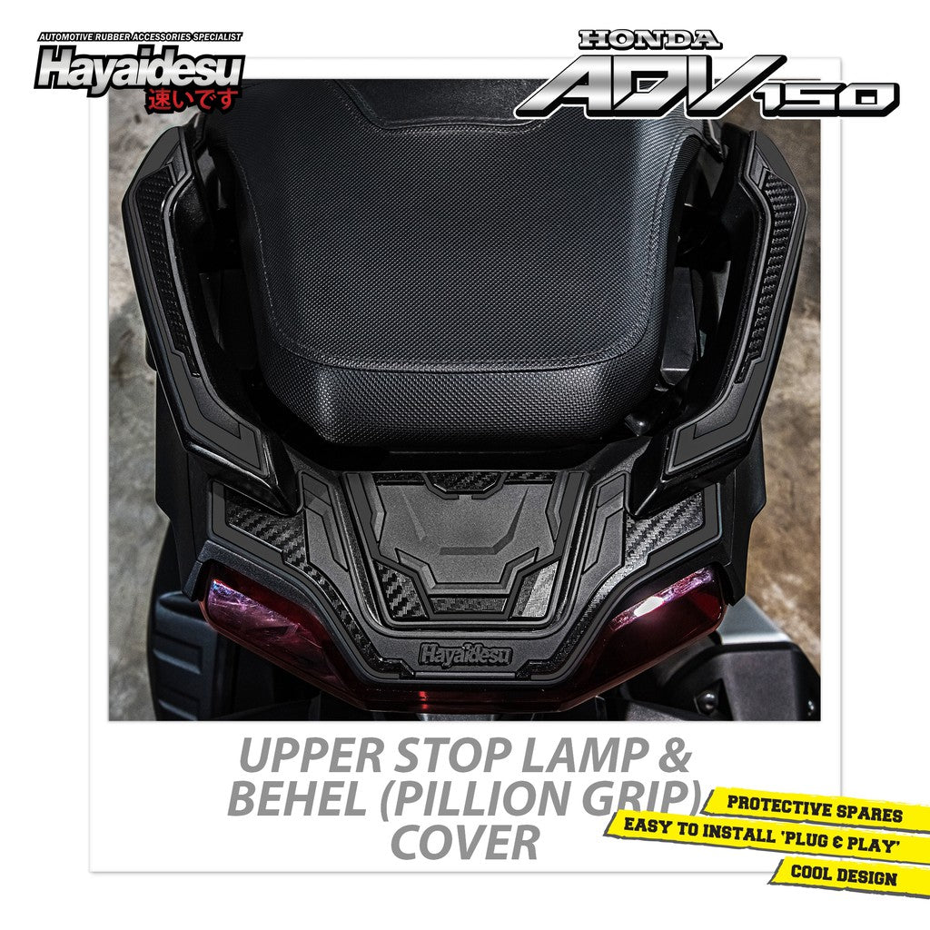 Hayaidesu Honda ADV 150  Behel Upper Stop Lamp Pillion Grip Body Protector Cover