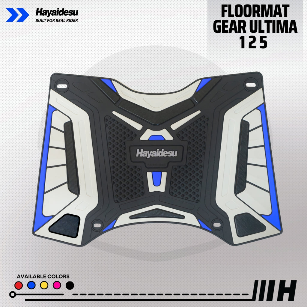 Hayaidesu GEAR ULTIMA 125 Karpet Motor Floor Mat - Karpet Motor Anti Slip Premium Quality