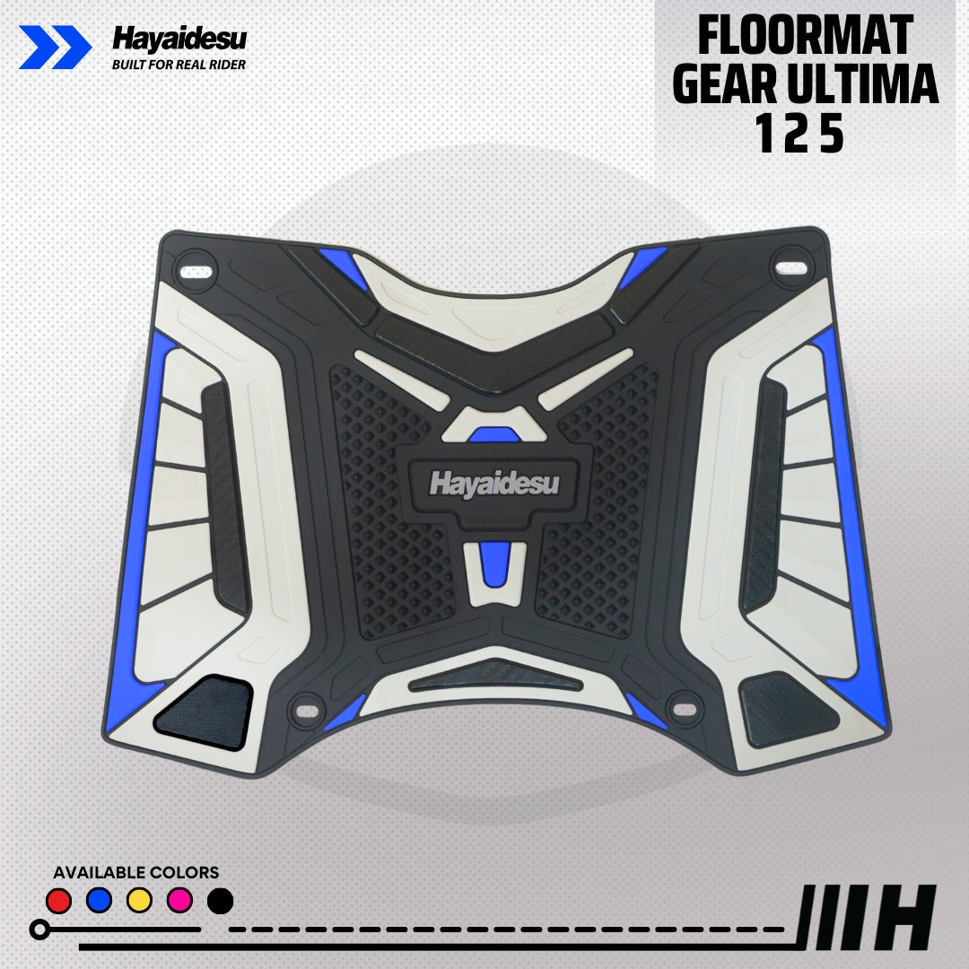 Hayaidesu GEAR ULTIMA 125 Karpet Motor Floor Mat - Karpet Motor Anti Slip Premium Quality