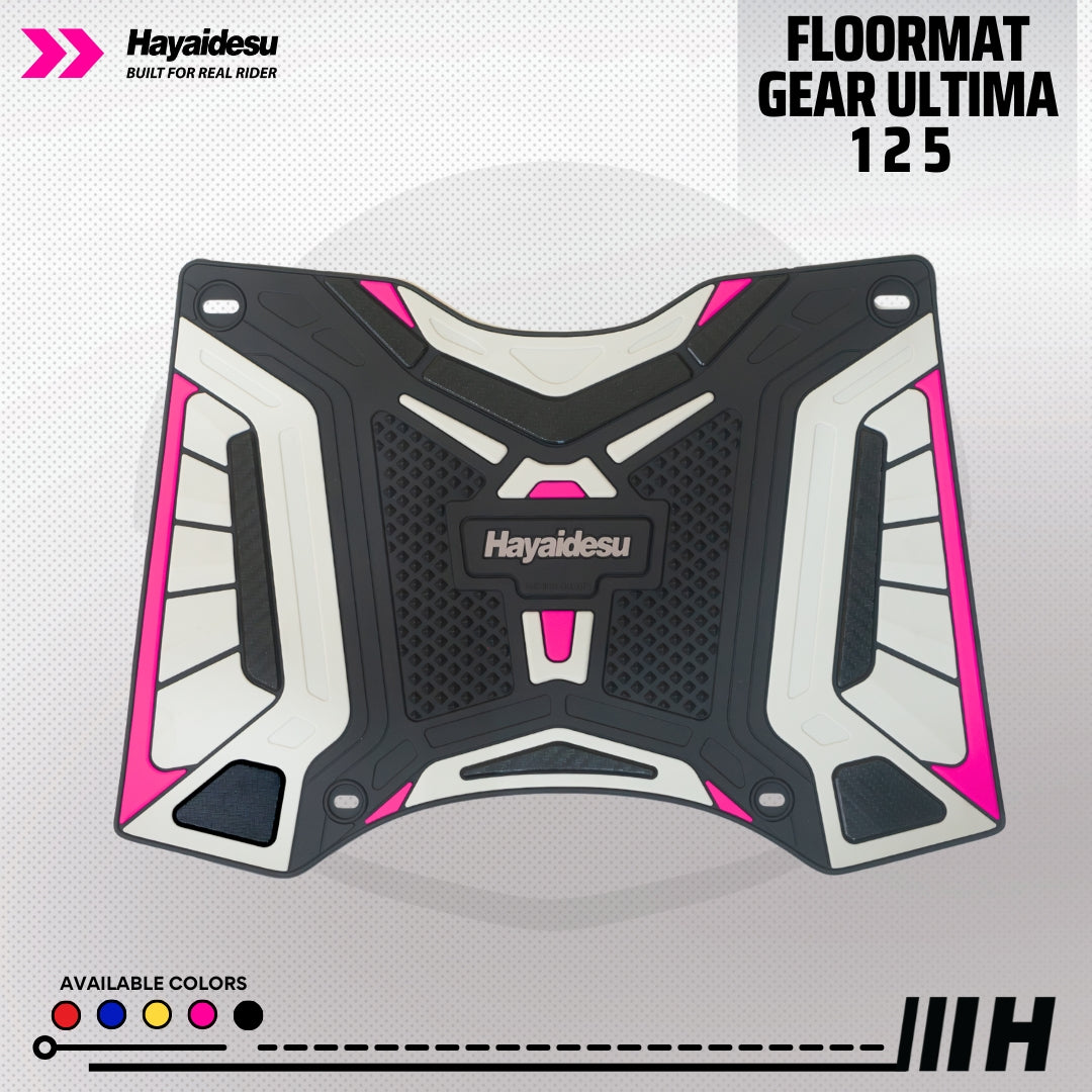 Hayaidesu GEAR ULTIMA 125 Karpet Motor Floor Mat - Karpet Motor Anti Slip Premium Quality