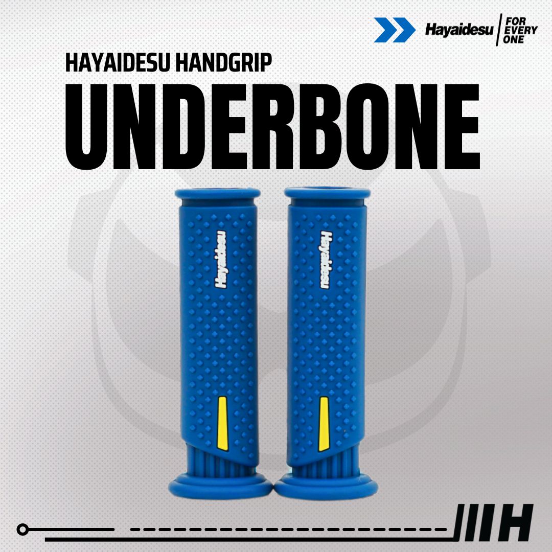 Hayaidesu Handgrip UNDERBONE - Hand Grip Motor Sport & Matic ADV, PCX, NMAX, Aerox, Ninja, Zx, CBR, R25, GSX, MX King (Ujung Terbuka)