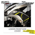 Hayaidesu Lower Front Side Protector Cover Aerox Old Aksesoris Decal Variasi Carbon NVX