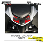 Hayaidesu Upper Stop Lamp Protector Cover  AEROX OLD Aksesoris Decal Variasi Carbon Pelindung Body