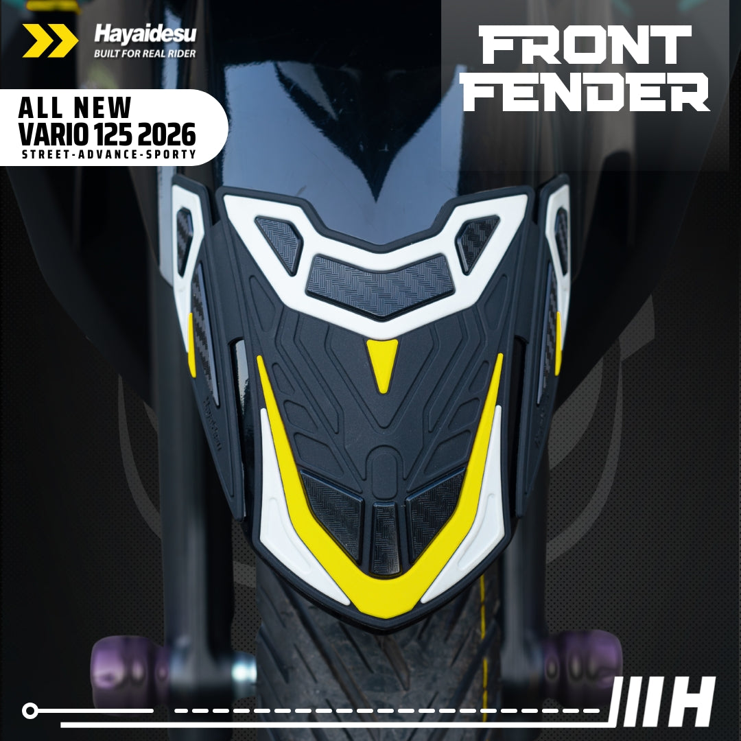 Hayaidesu All New Vario 125 (2026) Street/Advance/Sporty Body Protector Front Fender Cover