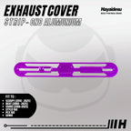Hayaidesu Exhaust / Knalpot Cover Aluminium CNC (STRIP) Vario/Scoopy/Beat/Stylo/Pcx/Genio
