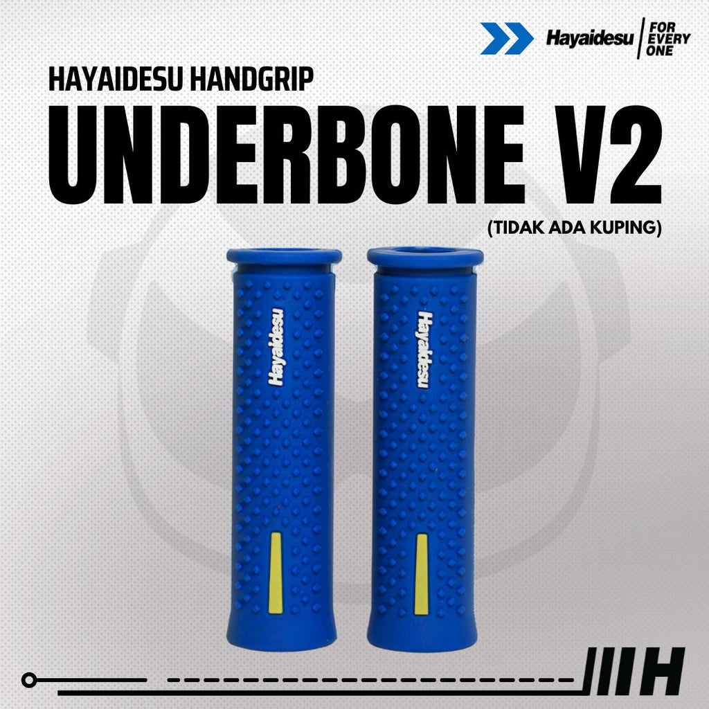 Hayaidesu Handgrip UNDERBONE - Hand Grip Motor Sport & Matic ADV, PCX, NMAX, Aerox, Ninja, Zx, CBR, R25, GSX, MX King (Ujung Terbuka)
