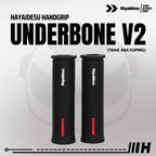 Hayaidesu Handgrip UNDERBONE - Hand Grip Motor Sport & Matic ADV, PCX, NMAX, Aerox, Ninja, Zx, CBR, R25, GSX, MX King (Ujung Terbuka)