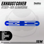 Hayaidesu Exhaust / Knalpot Cover Aluminium CNC (STRIP) Mio/Fazzio/Freego/Filano/Soul GT/X-Ride
