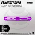 Hayaidesu Exhaust / Knalpot Cover Aluminium CNC (STRIP) Mio/Fazzio/Freego/Filano/Soul GT/X-Ride