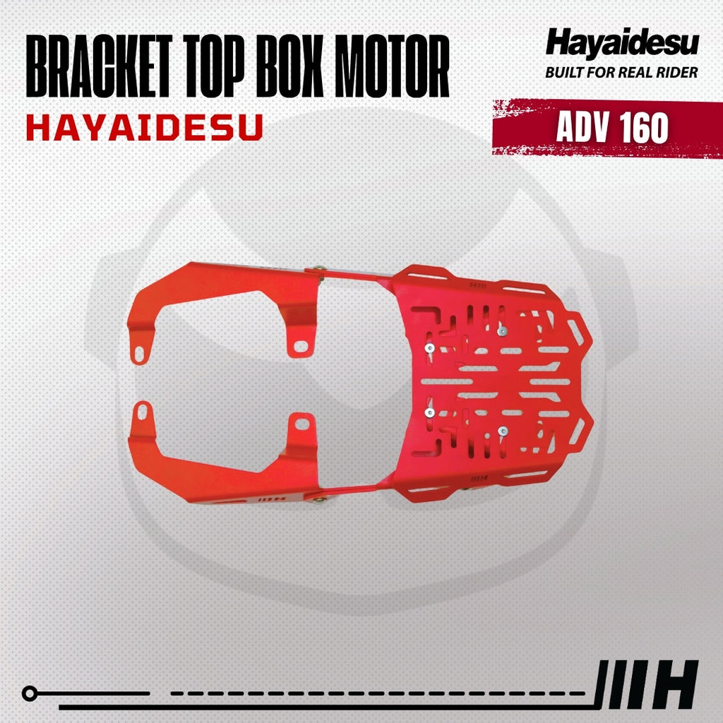 Hayaidesu Bracket Top Box Motor ADV 160 - Bracket Dudukan Box Belakang ADV 160