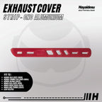 Hayaidesu Exhaust / Knalpot Cover Aluminium CNC (STRIP) NMAX / LEXI / AEROX