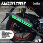 Hayaidesu Exhaust / Knalpot Cover Aluminium CNC (STRIP) NMAX / LEXI / AEROX