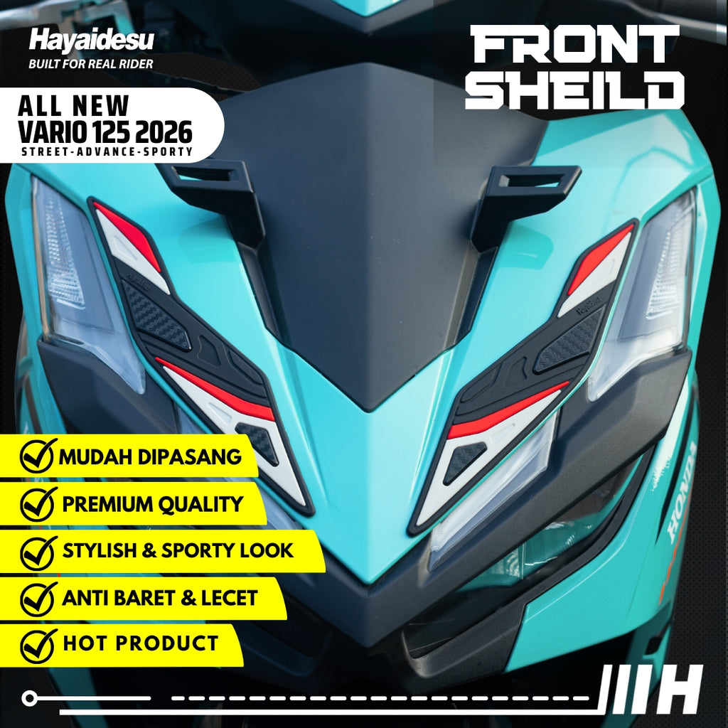 Hayaidesu All New Vario 125 (2026) Street/Advance/Sporty Body Protector Front Shield Cover