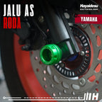 Hayaidesu Jalu As Roda Depan Yamaha CNC Aluminium Anodize