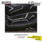 Hayaidesu All New NMAX 2020-2024 Lower Deck Cover Variasi Body Protector Aksesoris Motor