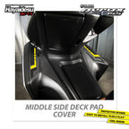 Hayaidesu Middle Side Protector Cover Aerox Old Aksesoris Decal Variasi Carbon Pelindung Deck