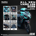 Hayaidesu All New Vario 125 (2026) Street/Advance/Sporty Body Protector Full Set Cover