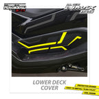 Hayaidesu All New NMAX 2020-2024 Lower Deck Cover Variasi Body Protector Aksesoris Motor
