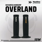 Hayaidesu Handgrip OVERLAND - Hand Grip Motor Sport & Matic ADV, PCX, NMAX, Aerox, Ninja, Zx, CBR, R25, GSX (Ujung Terbuka)