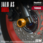 Hayaidesu Jalu As Roda Depan Yamaha CNC Aluminium Anodize