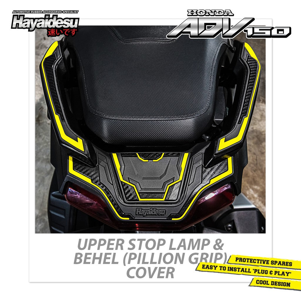 Hayaidesu Honda ADV 150  Behel Upper Stop Lamp Pillion Grip Body Protector Cover