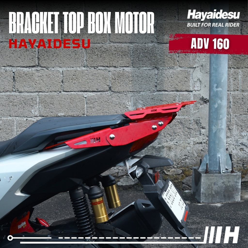 Hayaidesu Bracket Top Box Motor ADV 160 - Bracket Dudukan Box Belakang ADV 160