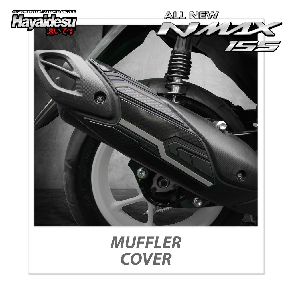 Hayaidesu All New NMAX Muffler Knalpot Cover Variasi Body Protector
