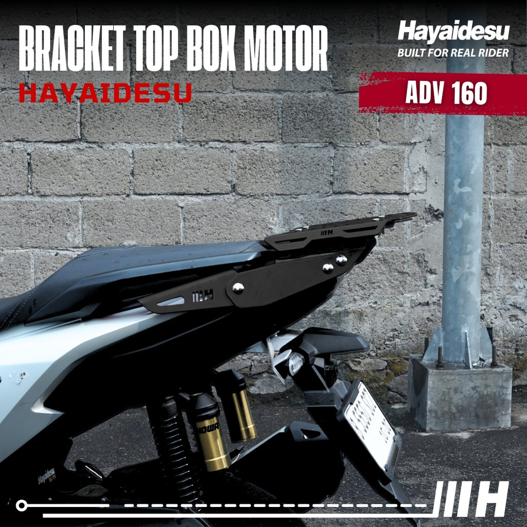 Hayaidesu Bracket Top Box Motor ADV 160 - Bracket Dudukan Box Belakang ADV 160