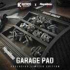 GARAGE PAD - KATROS GARAGE X HAYAIDESU Alas Standar Tengah Motor Multifungsi