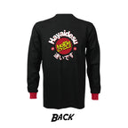 Hayaidesu Motorcycle Back Print T Shirt Long Sleeve