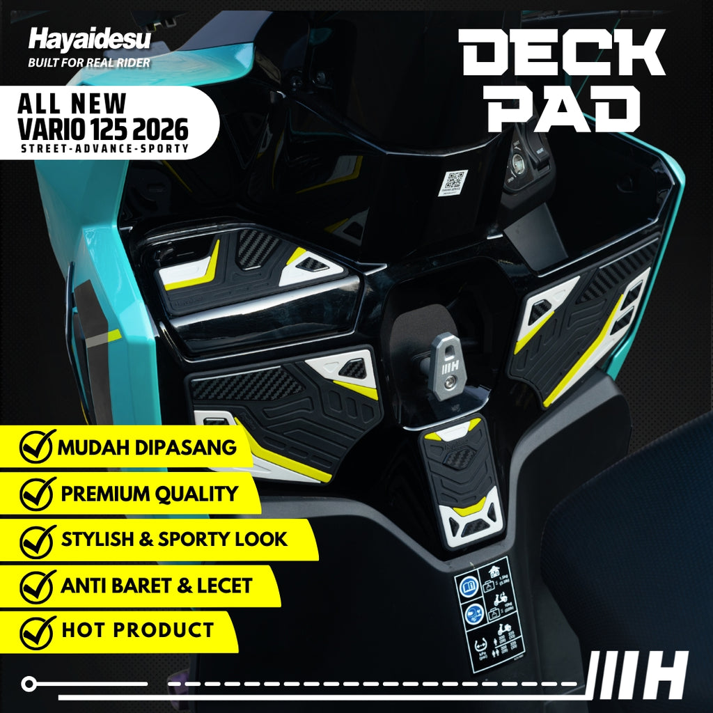 Hayaidesu All New Vario 125 (2026) Street/Advance/Sporty Body Protector Deck Pad Cover