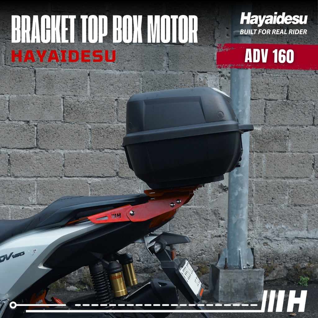 Hayaidesu Bracket Top Box Motor ADV 160 - Bracket Dudukan Box Belakang ADV 160