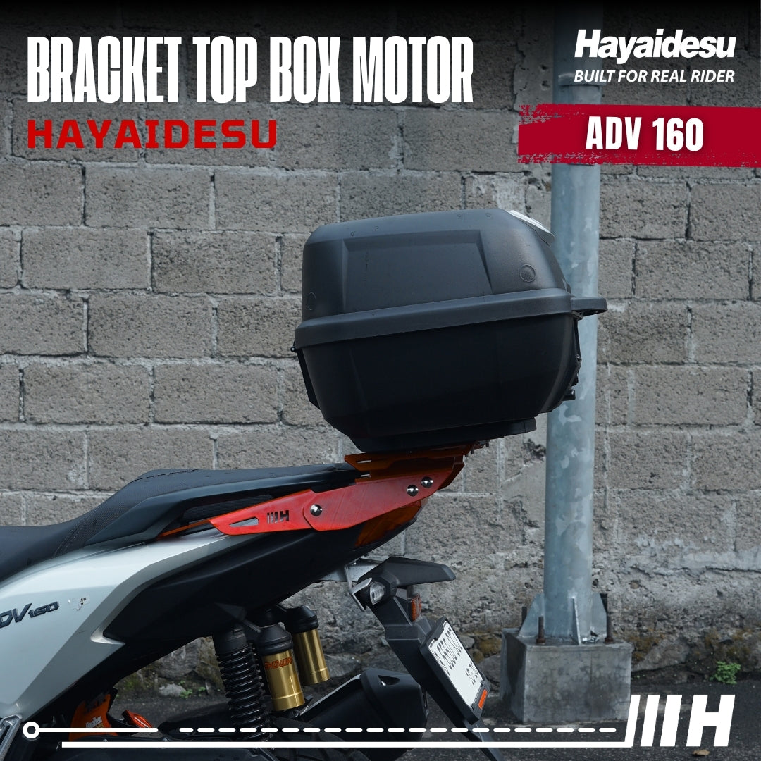 Hayaidesu Bracket Top Box Motor ADV 160 - Bracket Dudukan Box Belakang ADV 160