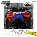 Hayaidesu Lower Stop Lamp Cover Protector Yamaha XMAX OLD Aksesoris Decal Variasi Carbon Xmax