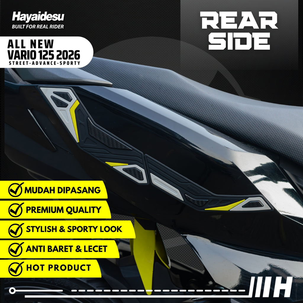 Hayaidesu All New Vario 125 (2026) Street/Advance/Sporty Body Protector Rear Side Cover