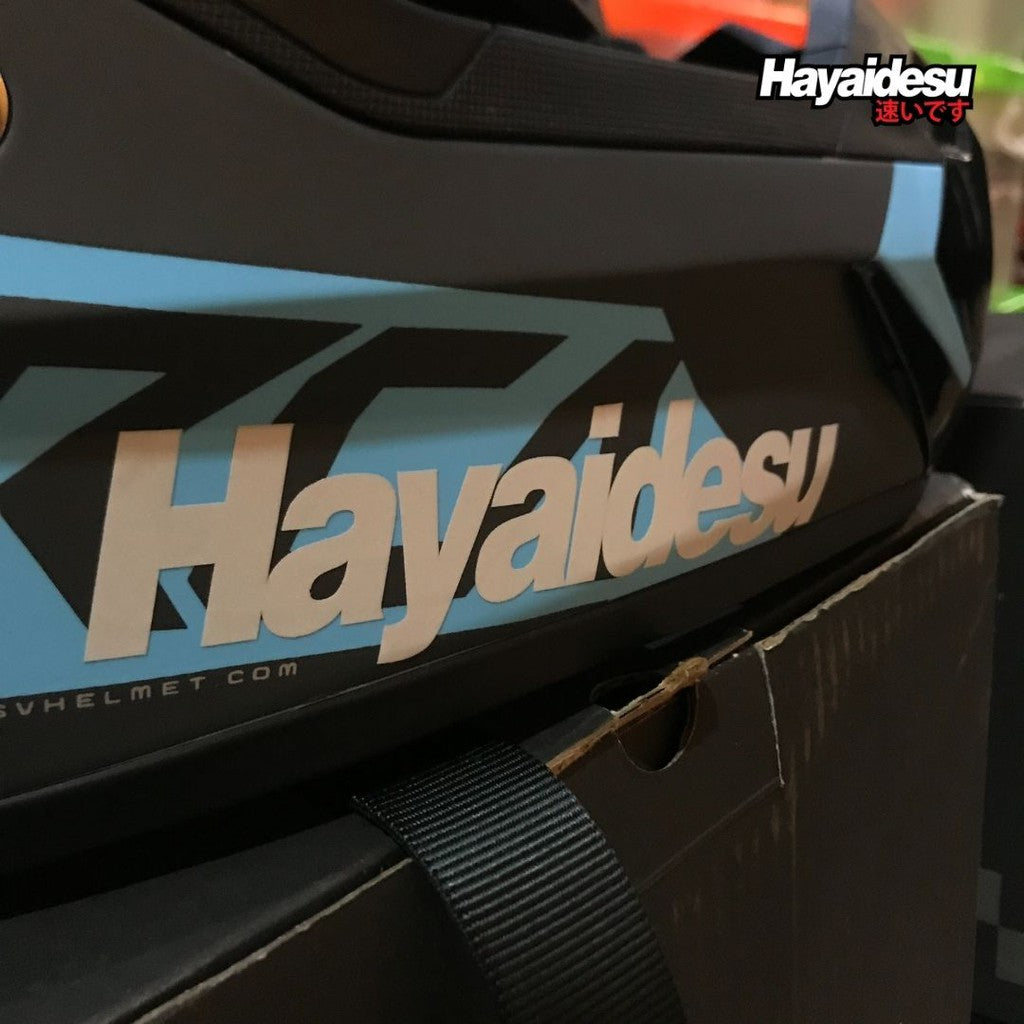 Hayaidesu Logo Cutting Sticker Reflective