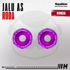 Hayaidesu Jalu As Roda Depan Honda CNC Aluminium Anodize