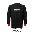 Hayaidesu Motorcycle Back Print T Shirt Long Sleeve