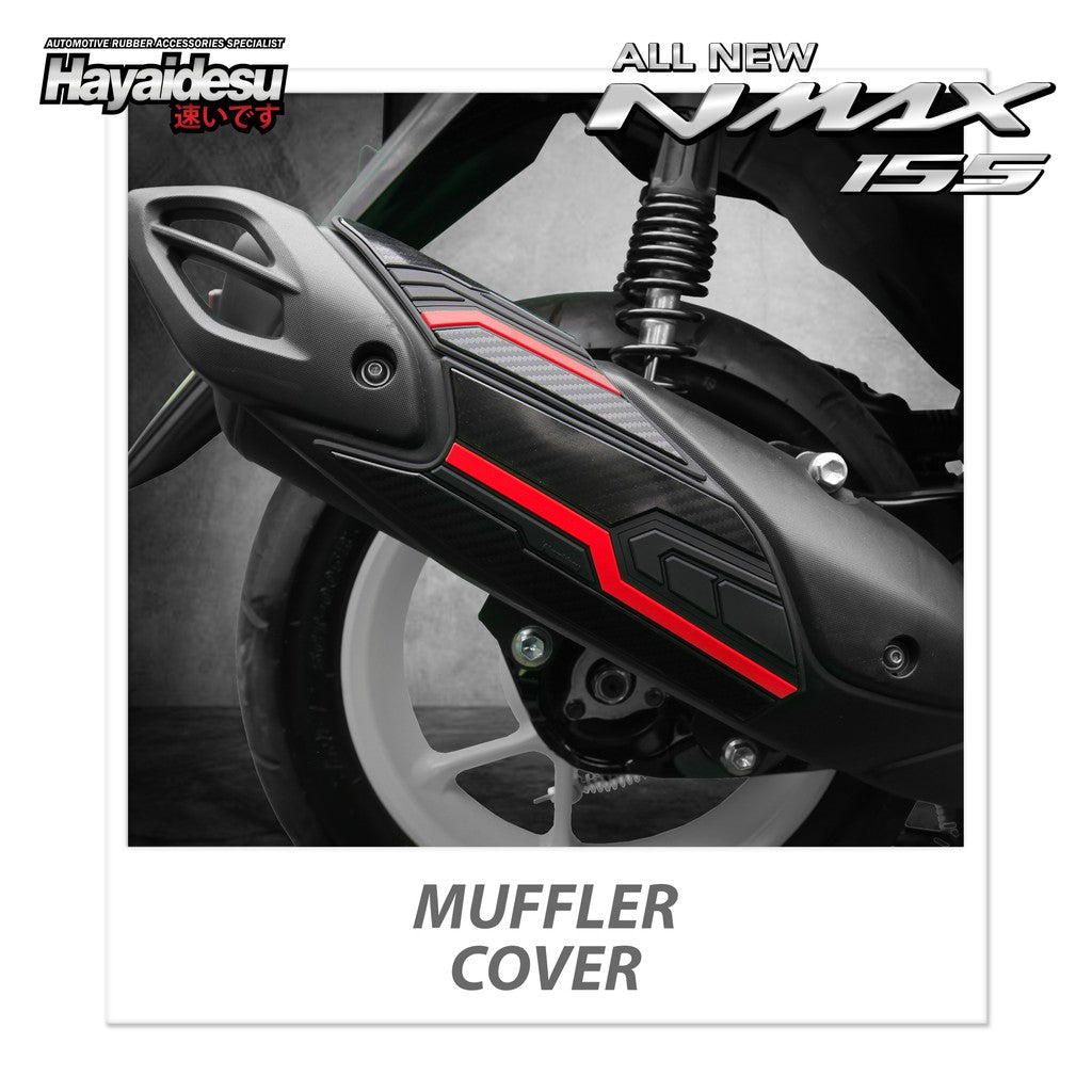 Hayaidesu All New NMAX Muffler Knalpot Cover Variasi Body Protector