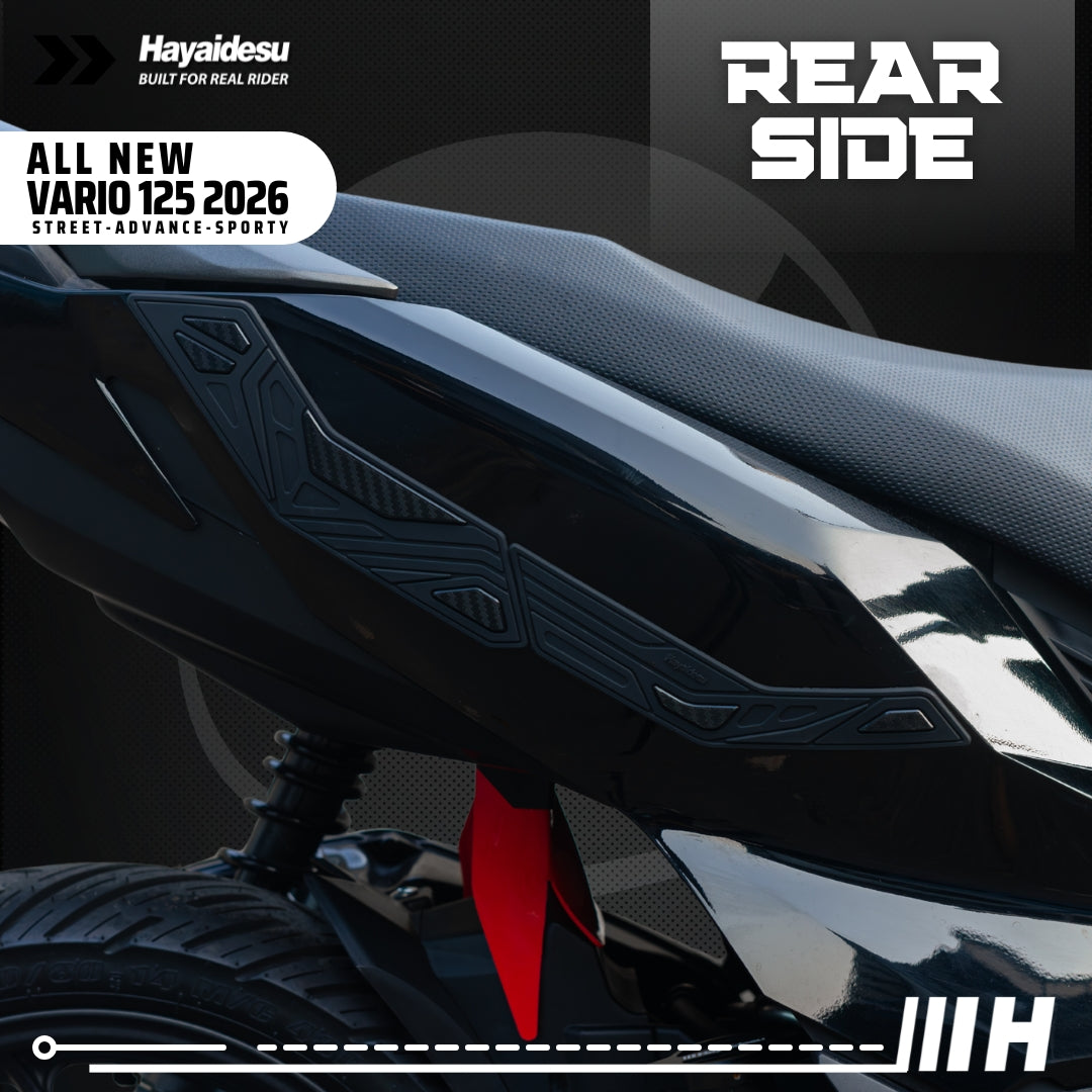 Hayaidesu All New Vario 125 (2026) Street/Advance/Sporty Body Protector Rear Side Cover