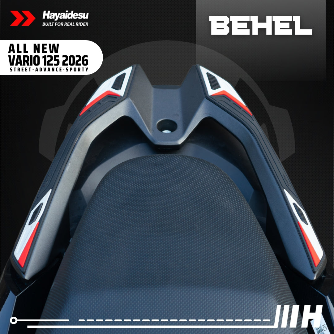 Hayaidesu All New Vario 125 (2026) Street/Advance/Sporty Body Protector Behel/Pillion Grip Cover