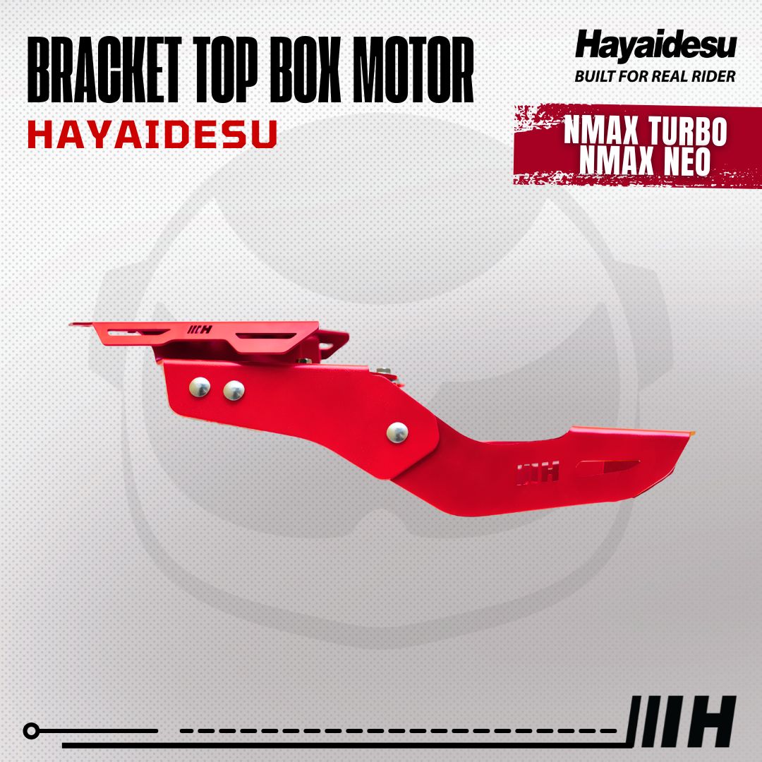 Hayaidesu Bracket Top Box Motor NMAX TURBO/NEO - Bracket Dudukan Box Belakang NMAX TURBO/NEO