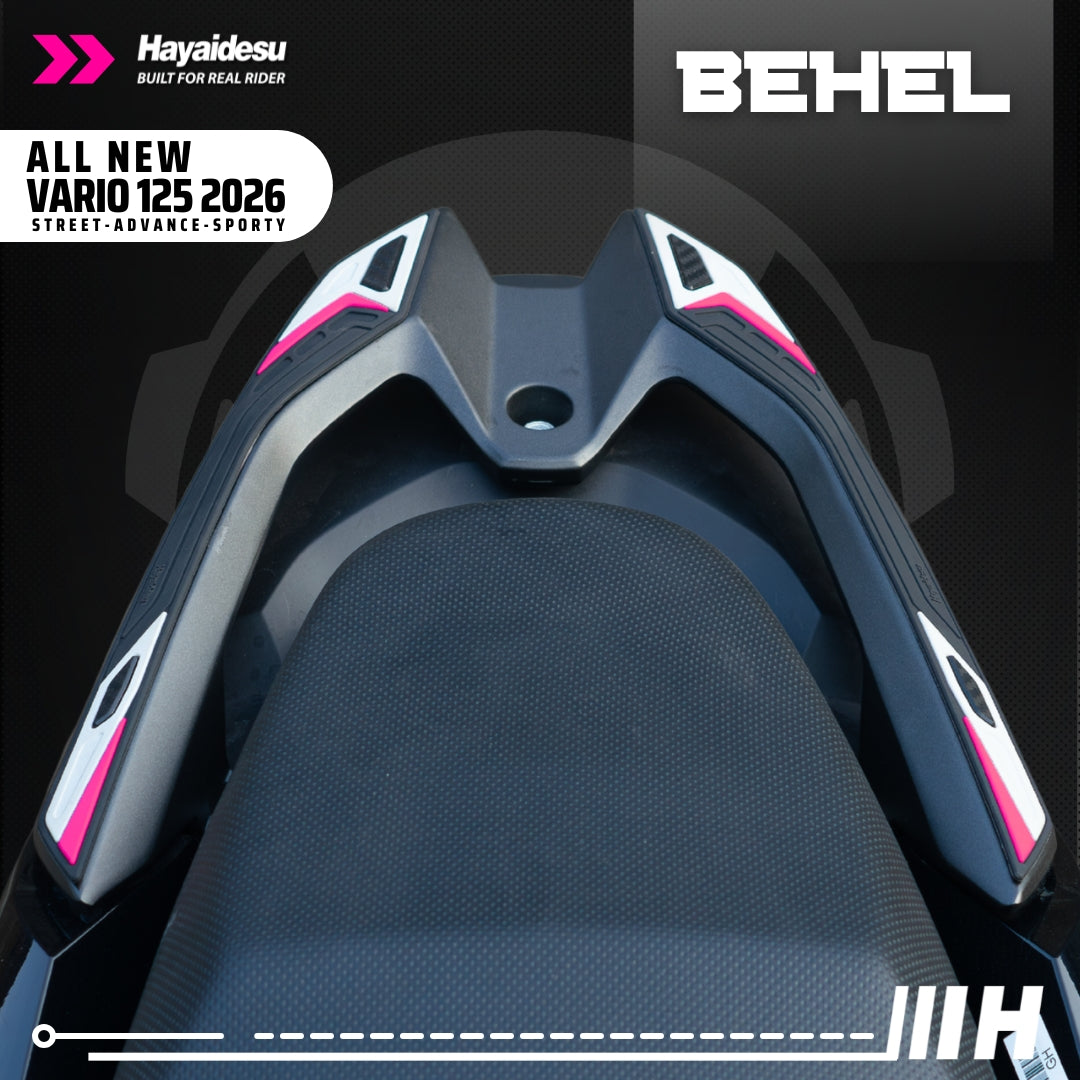 Hayaidesu All New Vario 125 (2026) Street/Advance/Sporty Body Protector Behel/Pillion Grip Cover