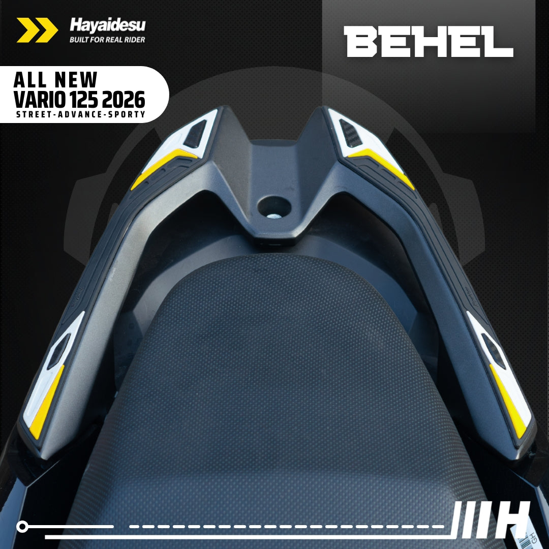 Hayaidesu All New Vario 125 (2026) Street/Advance/Sporty Body Protector Behel/Pillion Grip Cover