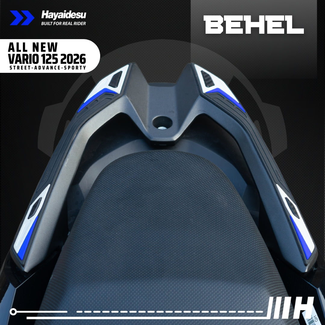 Hayaidesu All New Vario 125 (2026) Street/Advance/Sporty Body Protector Behel/Pillion Grip Cover