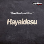 Hayaidesu Logo Cutting Sticker Reflective