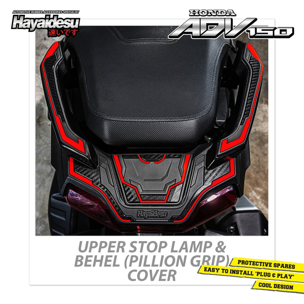 Hayaidesu Honda ADV 150  Behel Upper Stop Lamp Pillion Grip Body Protector Cover