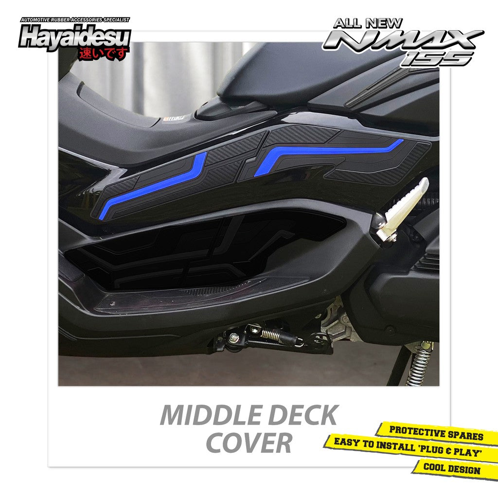 Hayaidesu All New NMAX 2020-2023 Middle Deck Cover Variasi Body Protector
