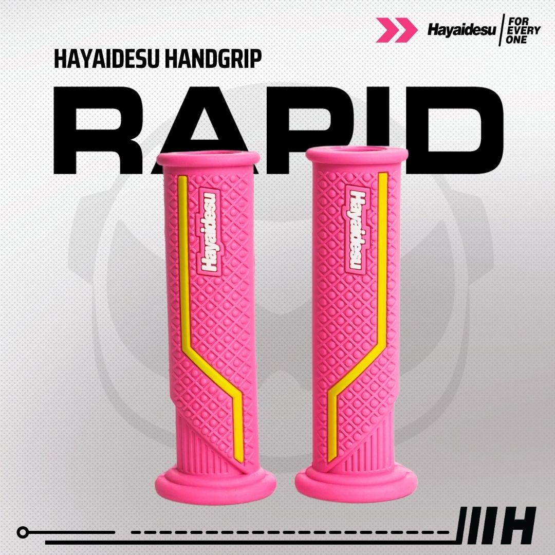 Hayaidesu Handgrip RAPID - Hand Grip Motor Sport Ninja,ZX, CBR, R1, R6, R25, R1, GSX (Ujung Terbuka)